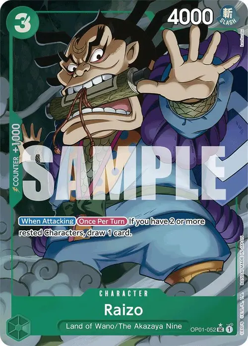 Raizo (Full Art) card art