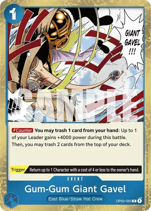 Gum-Gum Giant Gavel (Jolly Roger Foil) card art