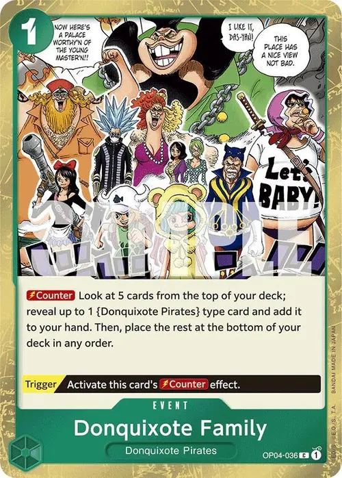 Donquixote Family (Jolly Roger Foil) card art