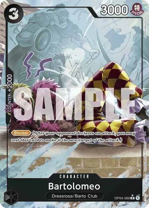 Bartolomeo (OP04-089) (Full Art) card art