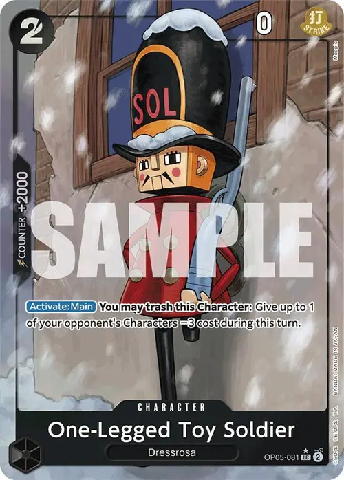 One-Legged Toy Soldier (Full Art) card art