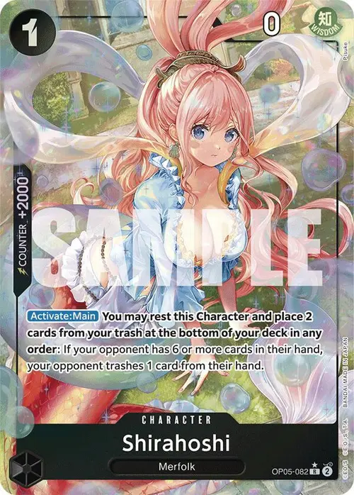 Shirahoshi (OP05-082) (Alternate Art) card art