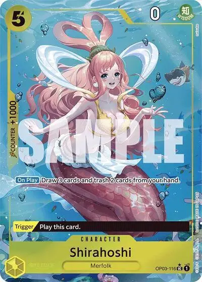 Shirahoshi (OP03-116) (Full Art) card art