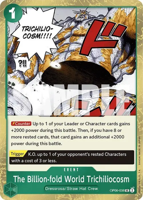 The Billion-fold World Trichiliocosm (Jolly Roger Foil) card art