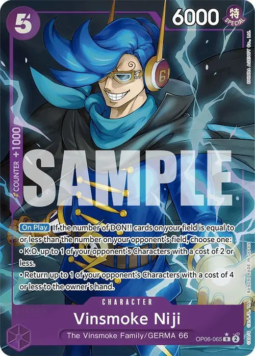 Vinsmoke Niji (OP06-065) (Alternate Art) card art