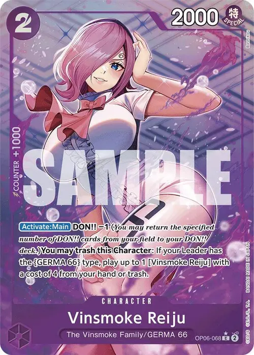 Vinsmoke Reiju (OP06-068) (Full Art) card art