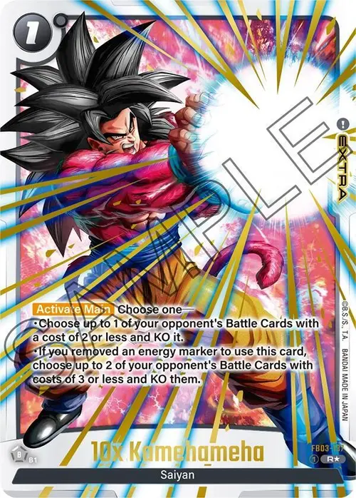 10x Kamehameha (Alternate Art) card art