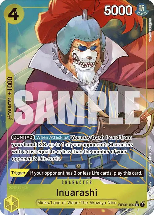 Inuarashi (Full Art) card art