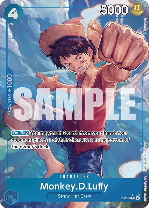 Monkey.D.Luffy (P-055) (Full Art) card art