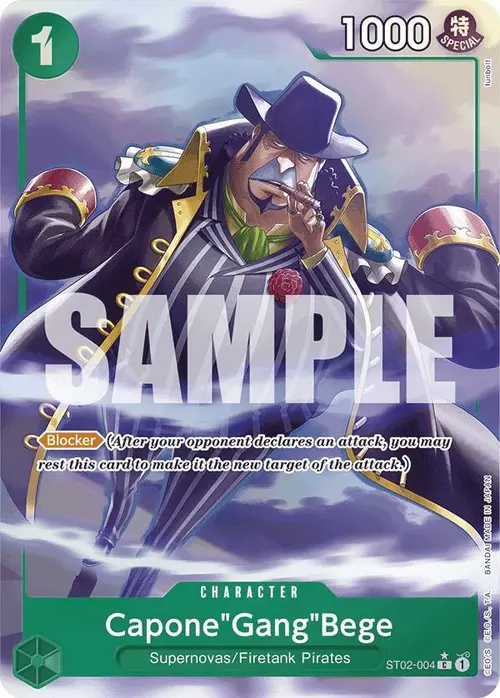 Capone"Gang"Bege (ST02-004) (Alternate Art) card art