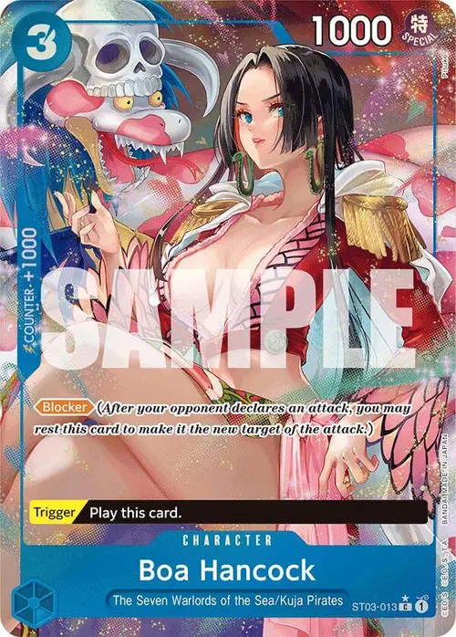 Boa Hancock (ST03-013) (Alternate Art) card art