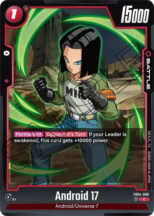 Android 17 card art