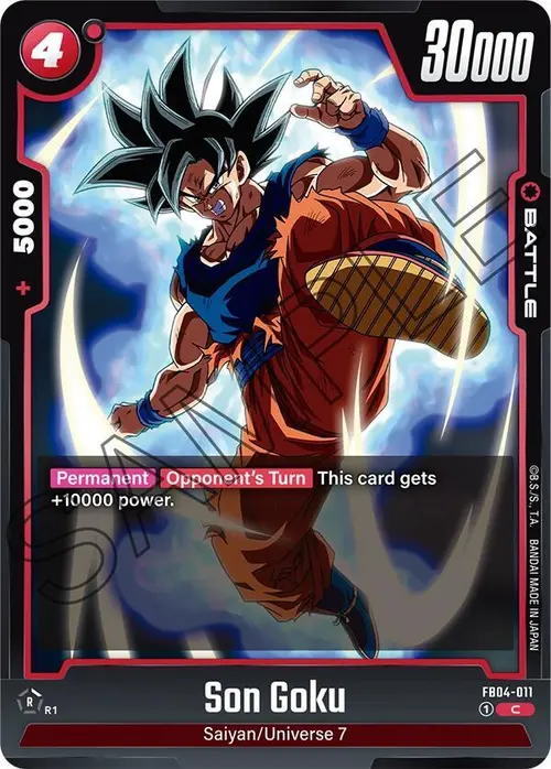 Son Goku card art