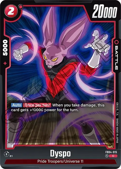 Dyspo card art
