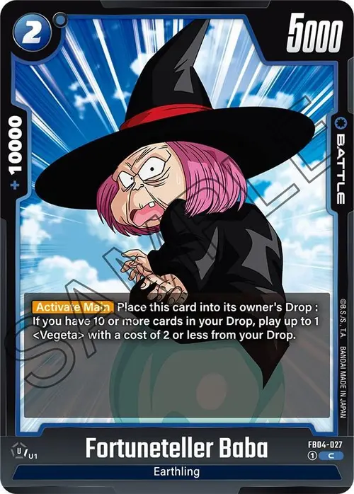 Fortuneteller Baba card art