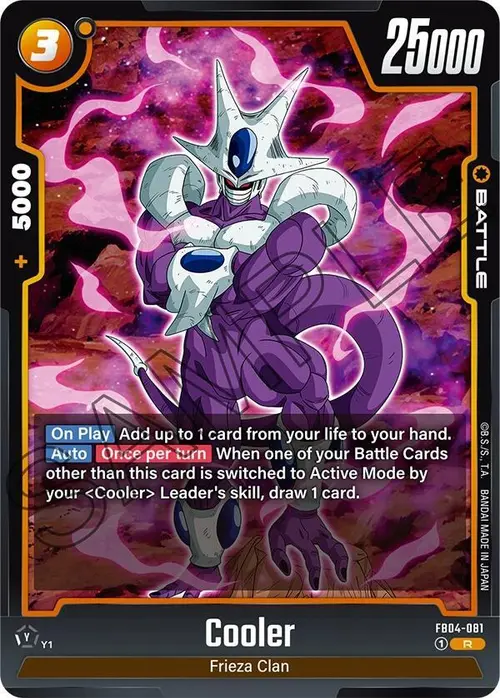 Cooler card art