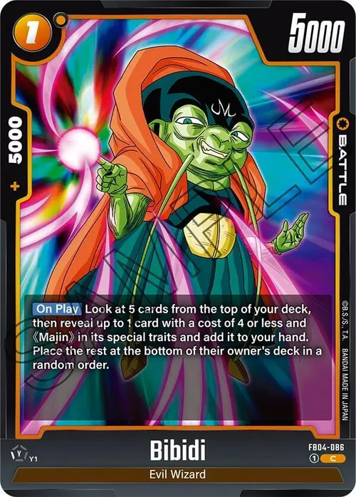 Bibidi card art