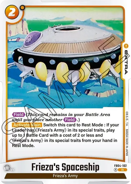 Frieza's Spaceship card art