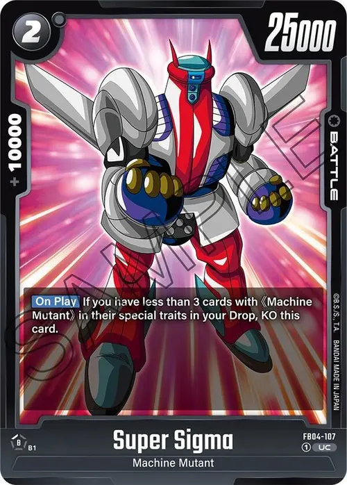 Super Sigma card art