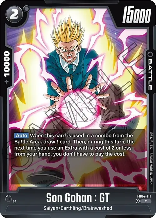 Son Gohan : GT card art