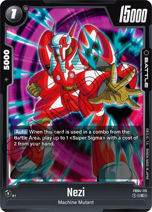 Nezi card art