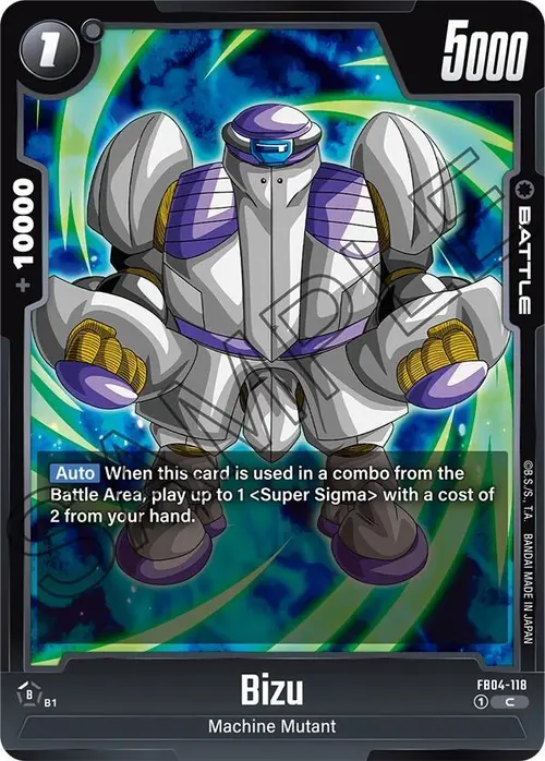 Bizu card art