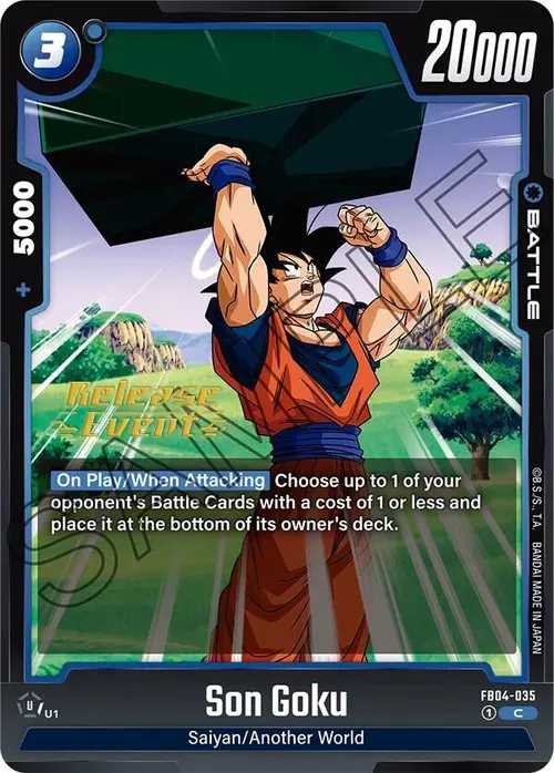Son Goku card art