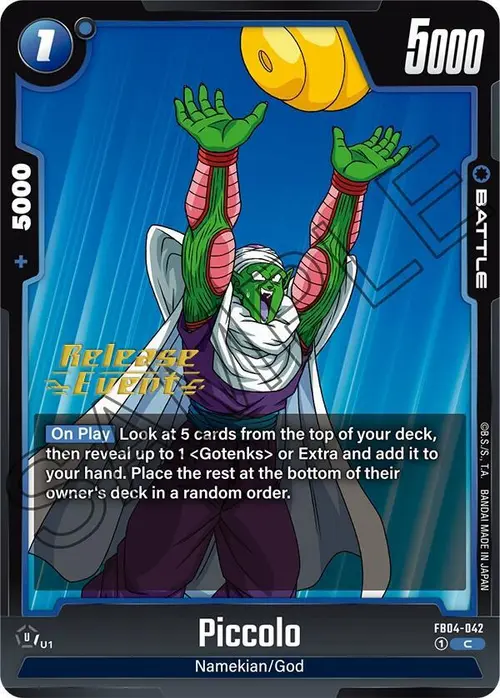 Piccolo card art