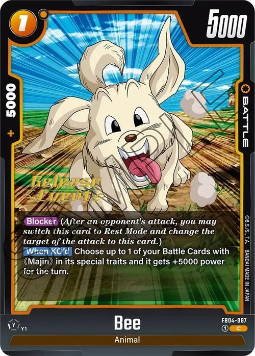 Bee card art