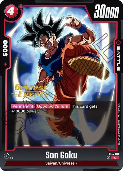 Son Goku card art