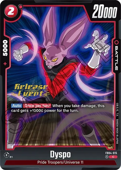 Dyspo card art