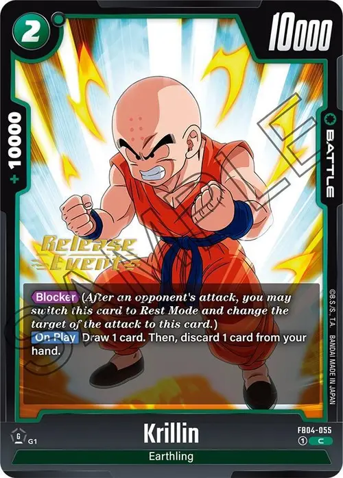 Krillin card art