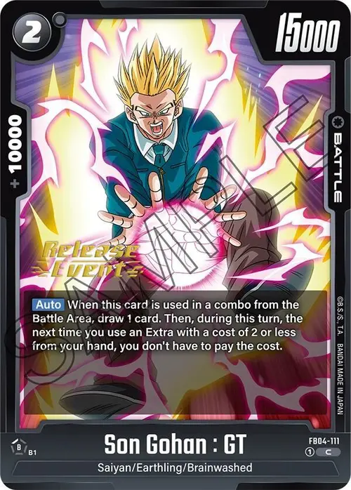 Son Gohan : GT card art