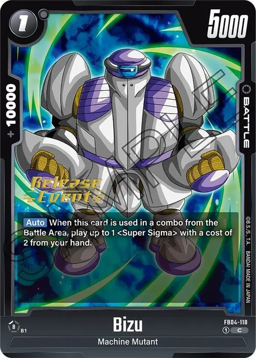 Bizu card art