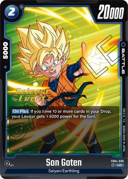 Son Goten card art