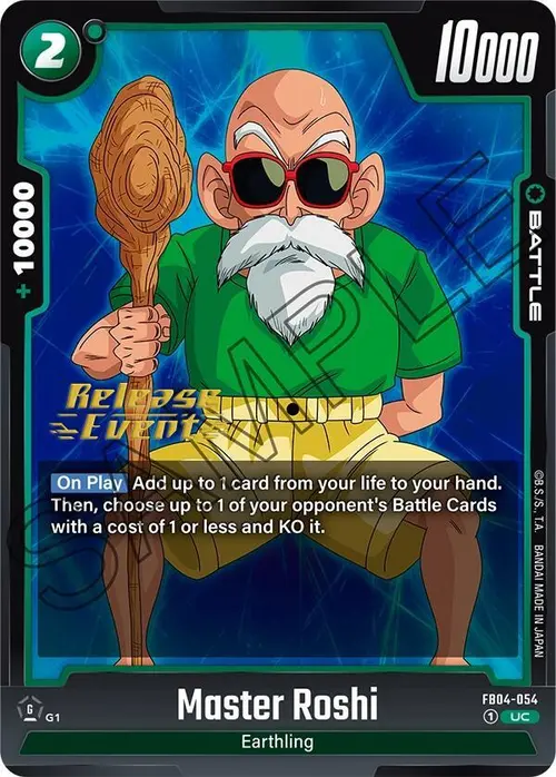 Master Roshi card art