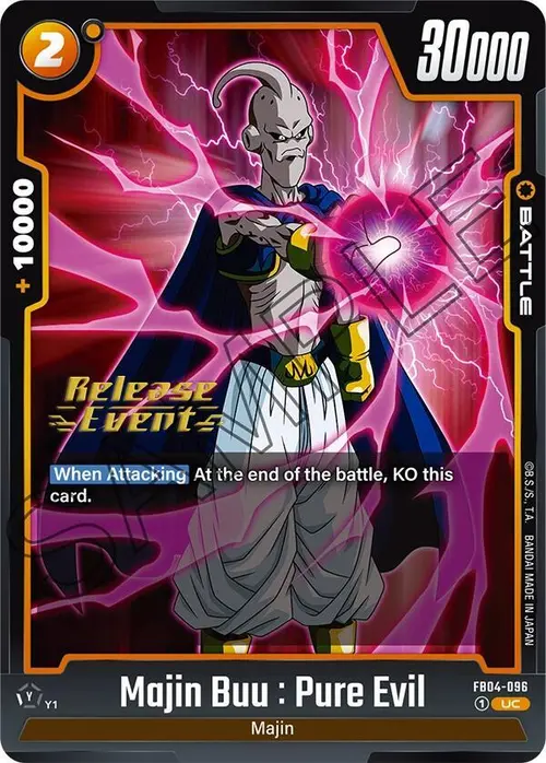 Majin Buu : Pure Evil card art