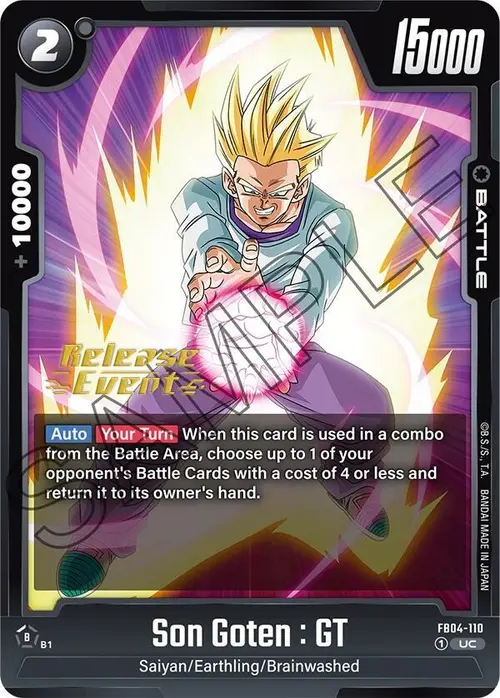 Son Goten : GT card art