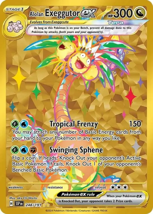 Alolan Exeggutor ex - 248/191 card art