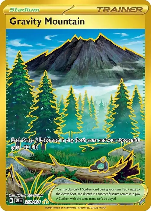 Gravity Mountain - 250/191 card art