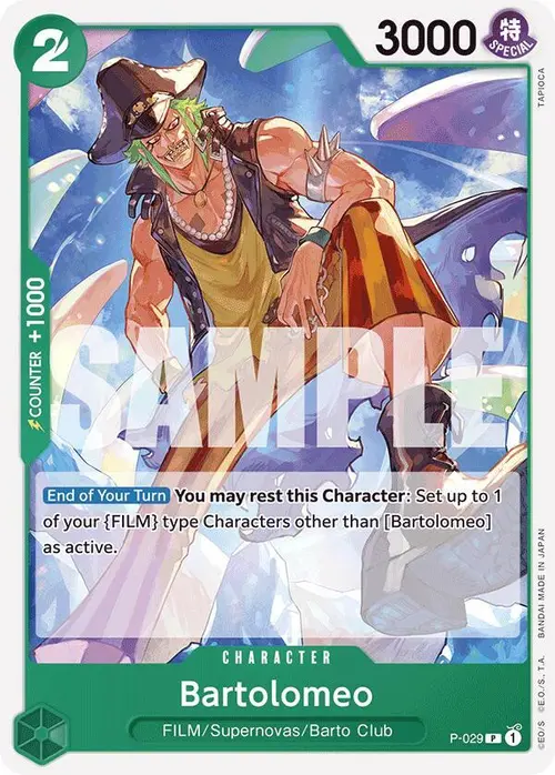 Bartolomeo (P-029) (Reprint) card art