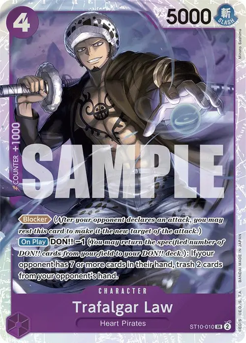 Trafalgar Law (ST10-010) (Reprint) card art