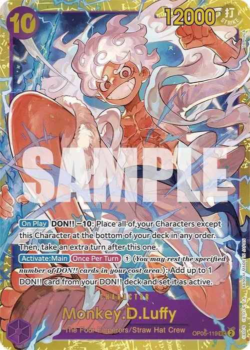 Monkey.D.Luffy (OP05-119) (Reprint) card art