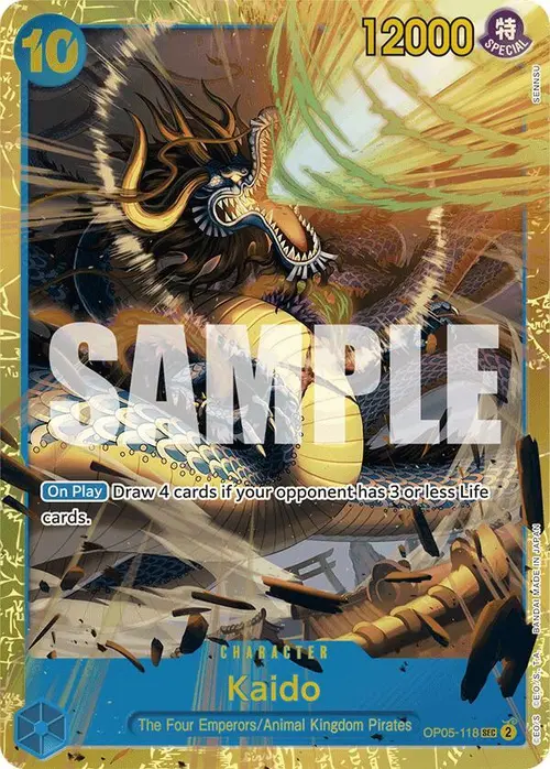 Kaido (OP05-118) (Reprint) card art