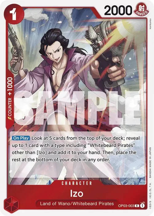 Izo (OP03-003) (Reprint) card art