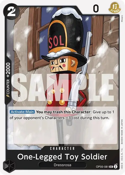 One-Legged Toy Soldier (Reprint) card art