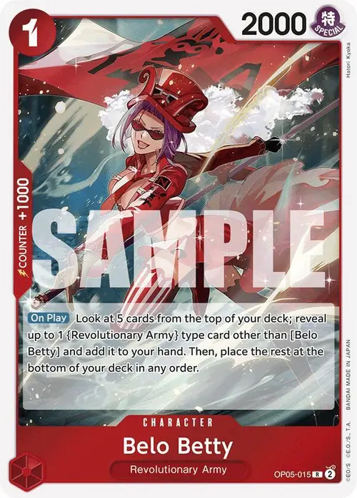 Belo Betty (OP05-015) (Reprint) card art
