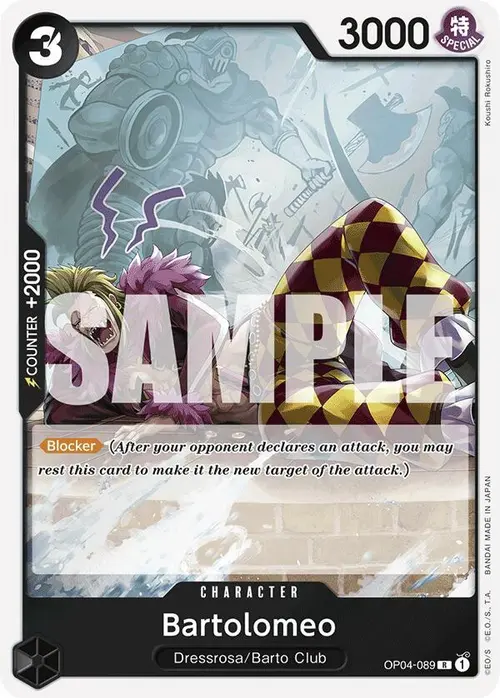 Bartolomeo (OP04-089) (Reprint) card art
