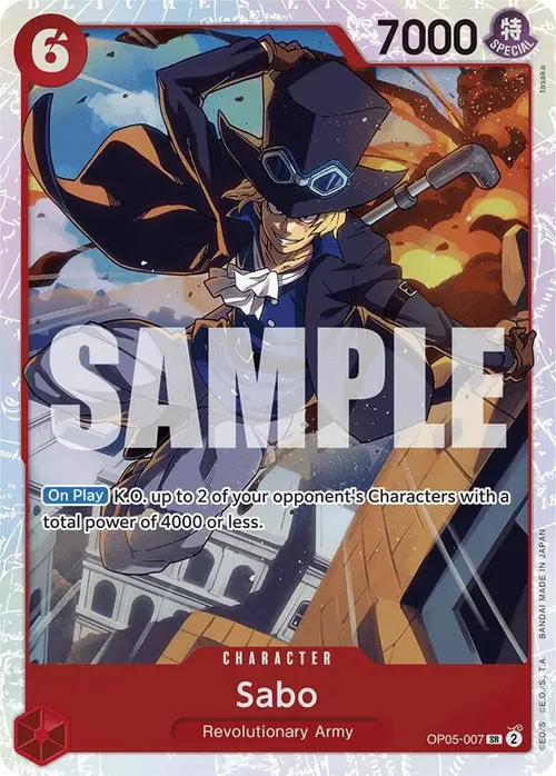 Sabo (OP05-007) (Reprint) card art