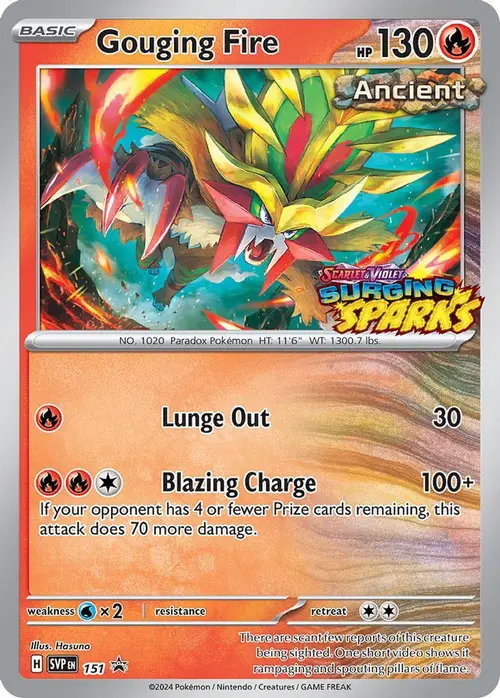 Gouging Fire - 151 card art